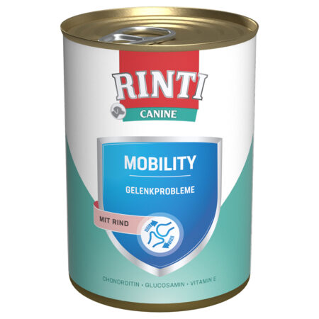 RINTI Canine Mobility z wołowiną, 400 g - 24 x 400 g