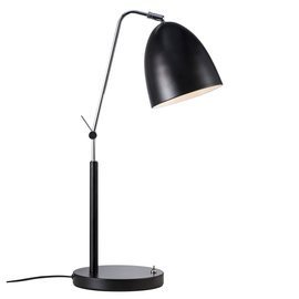 Nordlux :: Lampa biurkowa Alexander metalowa czarna wys. 54 cm