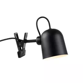 Nordlux :: Lampa biurkowa półkowa Angle czarna z klipsem wys. 12,4 cm
