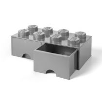 Akcesoria LEGO Podwójna szuflada klocek do przechowywania z 8 wypustkami