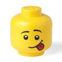 Akcesoria LEGO Pojemnik do przechowywania Duża Głowa - Chłopiec z językiem