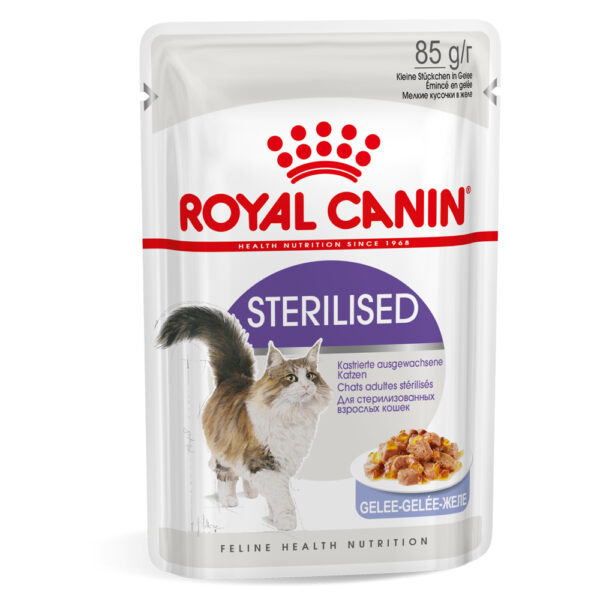 Megapakiet Royal Canin, 24 x 85 g - Sterilised w galarecie