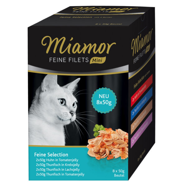Miamor Feine Filets w saszetkach MINI, 8 x 50 g - Wyszukana selekcja