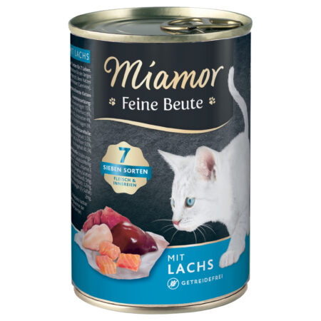Miamor Feine Beute 24 x 400 g - Łosoś