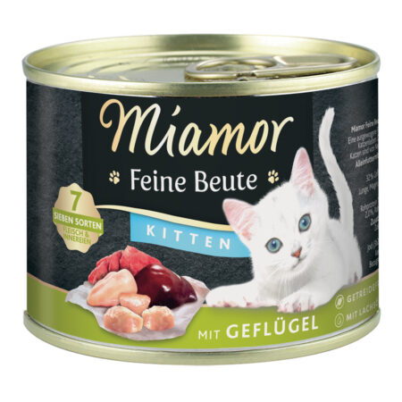 Miamor Feine Beute 24 x 185 g - Kitten, drób
