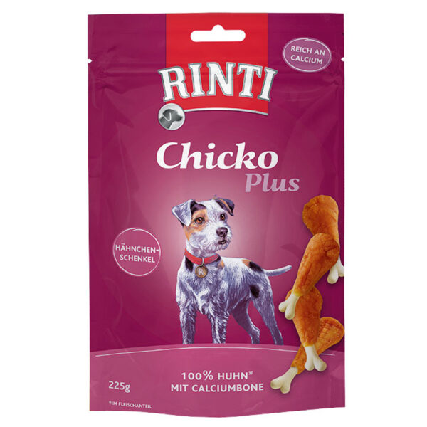 RINTI Extra Chicko Plus z wapniem, udka z kurczaka - 225 g