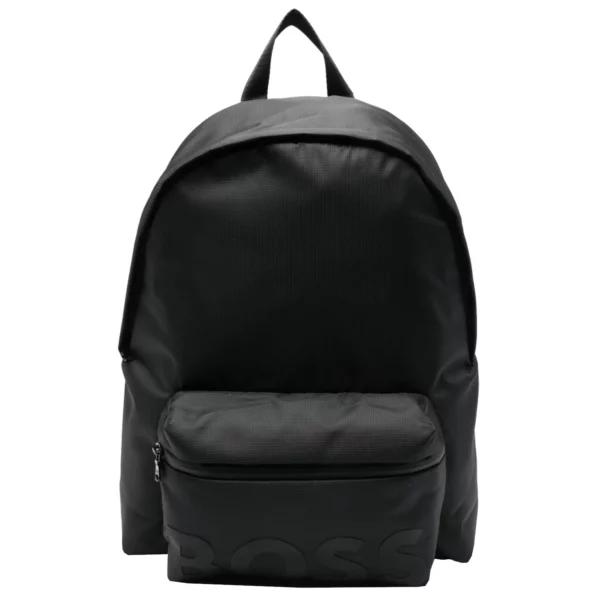 BOSS Logo Backpack J20364-09B, Unisex, Czarne, plecaki, poliester, rozmiar: One size