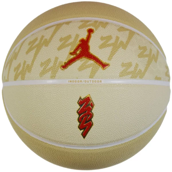 Jordan All Court Zion Ball J1004141720, Unisex, Beżowe, piłki do koszykówki, Guma, rozmiar: 7