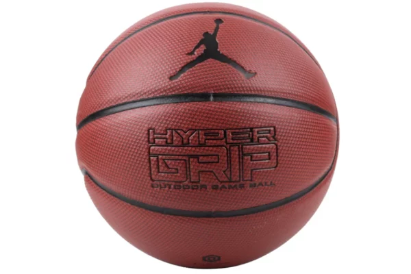 Jordan Hyper Grip 4 P Ball JKI0185807, Unisex, Bordowe, piłki do koszykówki, Guma, rozmiar: 7