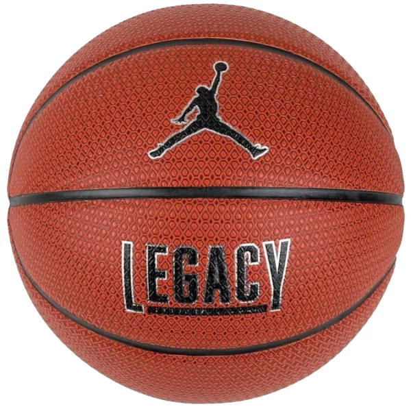 Jordan Legacy 2.0 8P In/Out Ball J1008253-855, Unisex, Pomarańczowe, piłki do koszykówki, Guma, rozmiar: 6