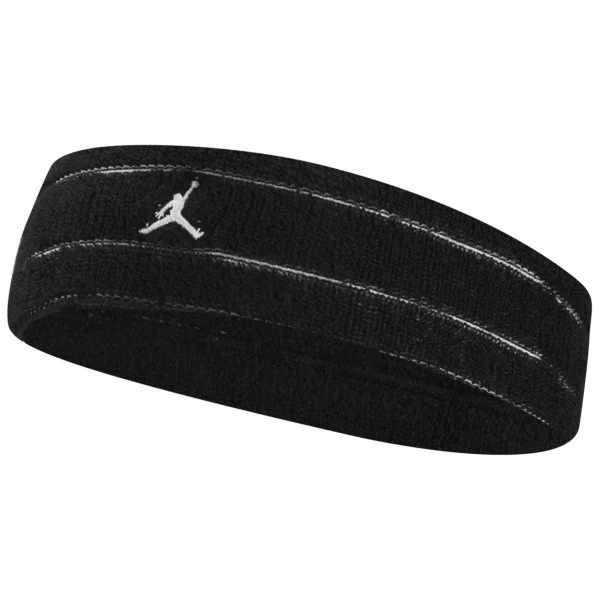 Jordan Terry Headband J1004299-027, Unisex, Czarne, opaski na głowę, poliester, rozmiar: One size