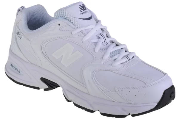 New Balance MR530NW, Męskie, Białe, buty sneakers, syntetyk, rozmiar: 45