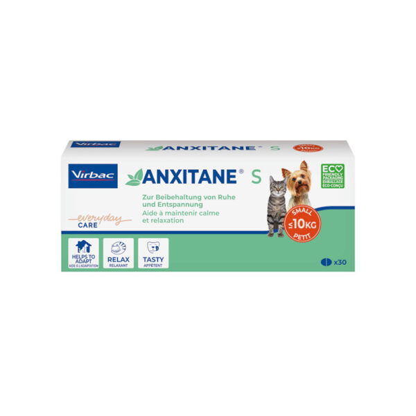 Virbac Anxitane S dla psów i kotów - 60 tabletek